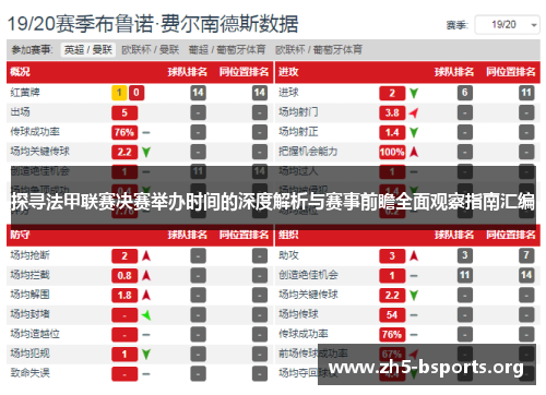 探寻法甲联赛决赛举办时间的深度解析与赛事前瞻全面观察指南汇编